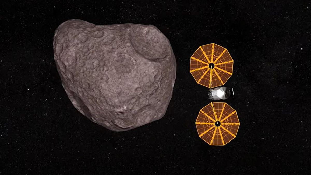Sonda Lucy poslala snímky malého asteroidu, který má svůj vlastní měsíc